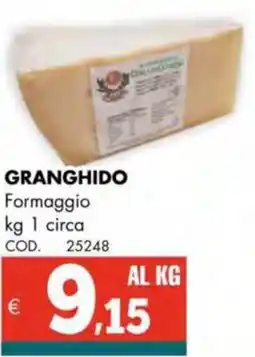 Altasfera GRANGHIDO Formaggio offerta