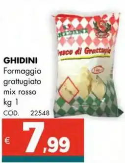 Altasfera GHIDINI Formaggio grattugiato mix rosso offerta
