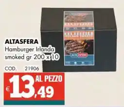 Altasfera ALTASFERA Hamburger Irlanda smoked offerta