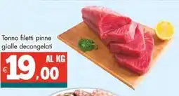 Altasfera Tonno filetti pinne gialle decongelati offerta