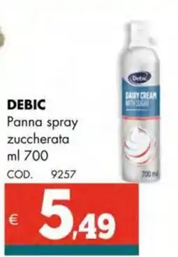 Altasfera DEBIC Panna spray zuccherata offerta