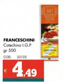Altasfera FRANCESCHINI Cotechino I.G.P offerta