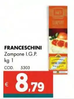 Altasfera FRANCESCHINI Zampone I.G.P. offerta