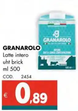 Altasfera GRANAROLO Latte intero uht brick offerta