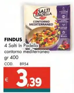 Altasfera FINDUS 4 Salti In Padella contorno mediterraneo offerta
