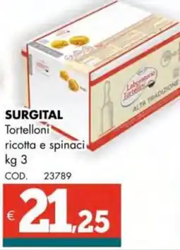 Altasfera SURGITAL Tortelloni ricotta e spinaci offerta