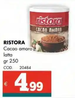 Altasfera RISTORA Cacao amaro latta offerta