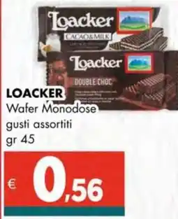 Altasfera LOACKER Wafer Monodose offerta