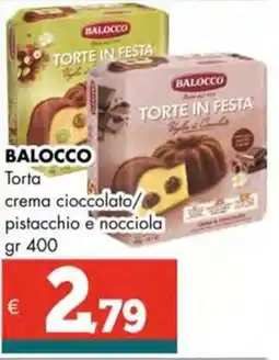 Altasfera BALOCCO Torta crema cioccolato/ pistacchio e nocciola offerta
