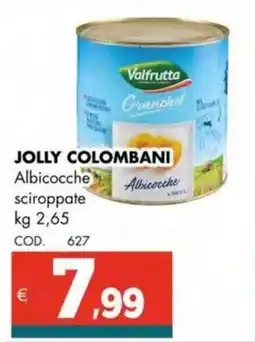Altasfera JOLLY COLOMBANI Albicocche sciroppate offerta
