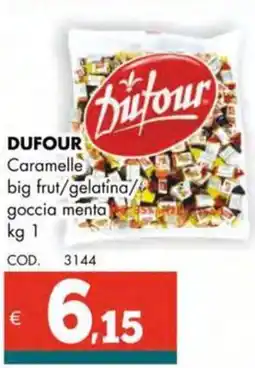 Altasfera DUFOUR Caramelle big frut/gelatina/ goccia menta offerta