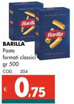 Altasfera BARILLA Pasta formati classici offerta