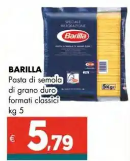 Altasfera BARILLA Pasta di semola di grano duro formati classici offerta