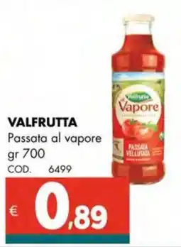 Altasfera VALFRUTTA Passata al vapore offerta