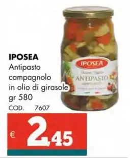 Altasfera IPOSEA Antipasto campagnolo in olio di girasole offerta