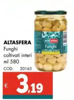 Altasfera ALTASFERA Funghi coltivati interi offerta
