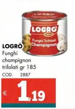 Altasfera LOGRÓ Funghi champignon trifolati offerta