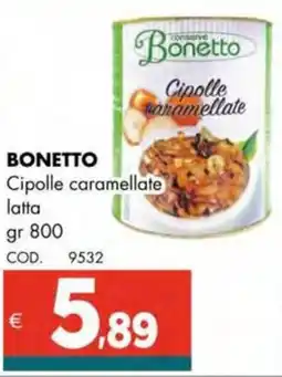 Altasfera BONETTO Cipolle caramellate latta offerta