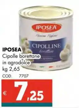 Altasfera IPOSEA Cipolle borettane in agrodolce offerta