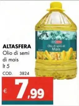 Altasfera ALTASFERA Olio di semi di mais offerta