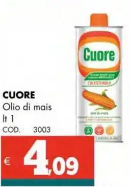 Altasfera CUORE Olio di mais offerta