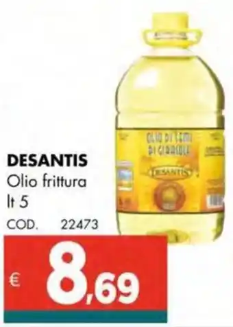 Altasfera DESANTIS Olio frittura offerta