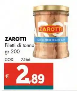 Altasfera ZAROTTI Filetti di tonno offerta