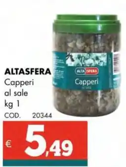Altasfera ALTASFERA Capperi al sale offerta