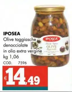 Altasfera IPOSEA Olive taggiasche denocciolate in olio extra vergine offerta