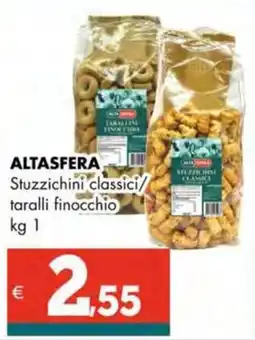 Altasfera ALTASFERA Stuzzichini classici taralli finocchio offerta