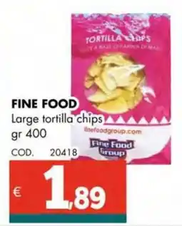 Altasfera FINE FOOD Large tortilla chips offerta