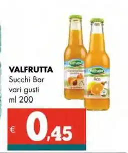 Altasfera VALFRUTTA Succhi Bar offerta