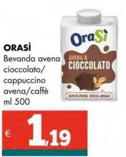 Altasfera ORASÌ Bevanda avena cioccolato/ avena/caffè offerta