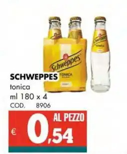 Altasfera SCHWEPPES tonica offerta