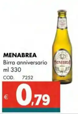 Altasfera MENABREA Birra anniversario offerta