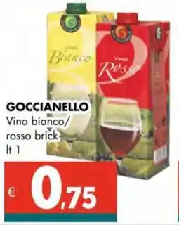 Altasfera GOCCIANELLO Vino bianco/ rosso brick offerta