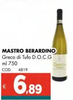 Altasfera MASTRO BERARDINO Greco di Tufo D.O.C.G offerta