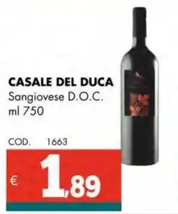 Altasfera CASALE DEL DUCA Sangiovese D.O.C. offerta