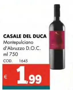 Altasfera CASALE DEL DUCA Montepulciano d'Abruzzo D.O.C. offerta