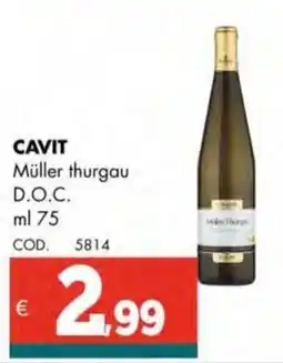Altasfera CAVIT Müller thurgau D.O.C. offerta