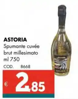 Altasfera ASTORIA Spumante cuvée brut millesimato offerta