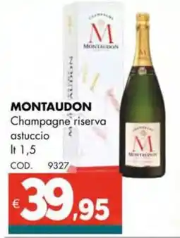 Altasfera MONTAUDON Champagne riserva astuccio offerta