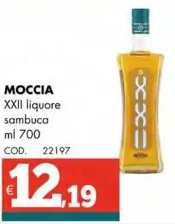 Altasfera MOCCIA XXII liquore sambuca offerta