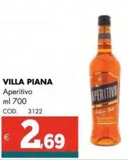 Altasfera VILLA PIANA Aperitivo offerta