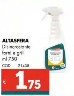 Altasfera ALTASFERA Disincrostante forni e grill offerta