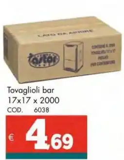 Altasfera Tovaglioli bar 17x17 x 2000 offerta