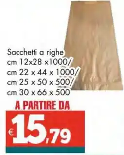 Altasfera Sacchetti a righe offerta