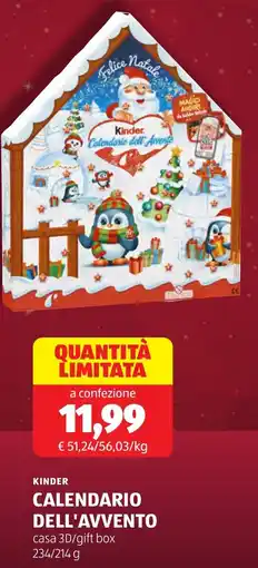 ALDI KINDER Calendario dell'avvento casa 3d/gift box offerta