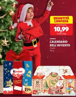 ALDI KINDER Calendario dell'avvento chalet offerta