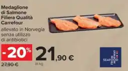 Carrefour Medaglione di Salmone Filiera Qualità Carrefour offerta